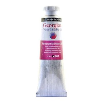 Daler Rowney 37 ml 401 Permanent Red Violet Light Georgian Water Mixable Oil Su Bazlı Yağlı Boya