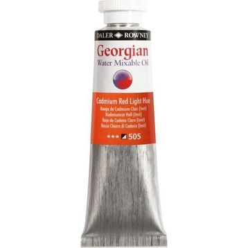 Daler Rowney 37 ml 505 Cadmium Red Light Hue Georgian Water Mixable Oil Su Bazlı Yağlı Boya