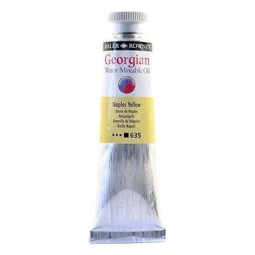 Daler Rowney 37 ml 635 Naples Yellow Georgian Water Mixable Oil Su Bazlı Yağlı Boya