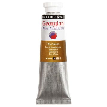 Daler Rowney 37 ml 667 Raw Sienna Georgian Water Mixable Oil Su Bazlı Yağlı Boya