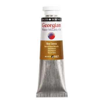 Daler Rowney 37 ml 667 Raw Sienna Georgian Water Mixable Oil Su Bazlı Yağlı Boya