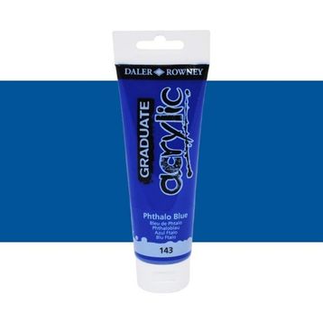 Daler Rowney 5781841 120 ml No:143 Phthalo Blue Graduate Akrilik Boya
