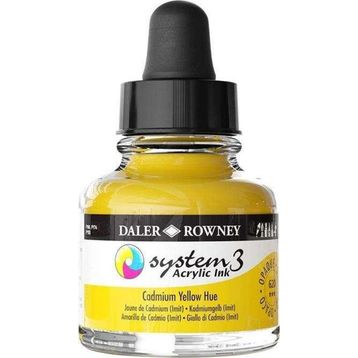 Daler Rowney 620 Cadmium Yellow Hue System3 Akrilik Mürekkep