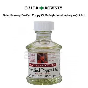 Daler Rowney 75 ml Purified Poppy Oil Saflaştırılmış Haşhaş Yağı
