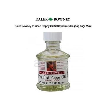 Daler Rowney 75 ml Purified Poppy Oil Saflaştırılmış Haşhaş Yağı