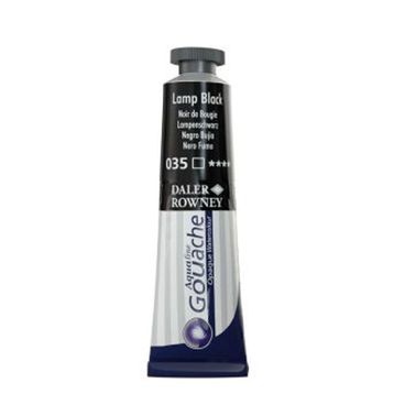 Daler Rowney Aquafine 035 Lamp Black 15 ML Tüp Guaj Boya