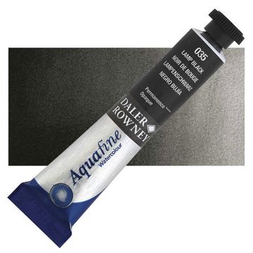 Daler Rowney Aquafine 035 Lamp Black 8 ML Tüp Sulu Boya