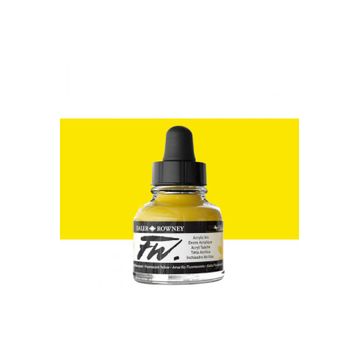Daler Rowney Fluorescent Yellow 681 Fw Acrylic Artist Ink 29.5 ml Cam Şişe