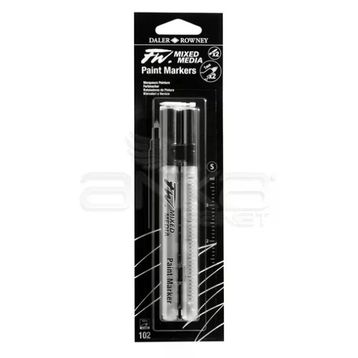 Daler Rowney FW Mixed Media Paint Sets 102 1 mm Sert Uç S Marker Kalem