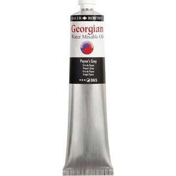 Daler Rowney Georgian 200 ml 065 Paynes Grey Water Mixable Oil Su Bazlı Yağlı Boya