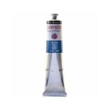 Daler Rowney Georgian 200 ml 129 Sevres Blue Water Mixable Oil Su Bazlı Yağlı Boya