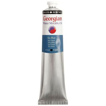 Daler Rowney Georgian 200 ml 130 Sky Blue Water Mixable Oil Su Bazlı Yağlı Boya