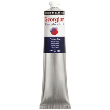 Daler Rowney Georgian 200 ml 135 Prussian Blue Water Mixable Oil Su Bazlı Yağlı Boya