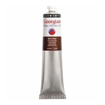 Daler Rowney Georgian 200 ml 223 Burnt Umber Water Mixable Oil Su Bazlı Yağlı Boya