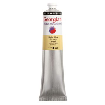 Daler Rowney Georgian 200 ml 635 Naples Yellow Water Mixable Oil Su Bazlı Yağlı Boya