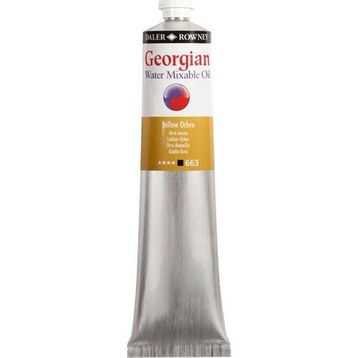 Daler Rowney Georgian 200 ml 663 Yellow Ochre Water Mixable Oil Su Bazlı Yağlı Boya