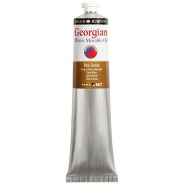 Daler Rowney Georgian 200 ml 667 Raw Siena Water Mixable Oil Su Bazlı Yağlı Boya