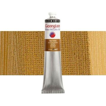 Daler Rowney Georgian 200 ml 667 Raw Siena Water Mixable Oil Su Bazlı Yağlı Boya