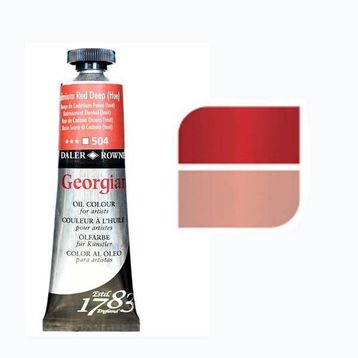 Daler Rowney Georgian 38 ML N:504 Cadmium Red Deep Yağlı Boya