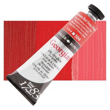 Daler Rowney Georgian 38 ML N:504 Cadmium Red Deep Yağlı Boya