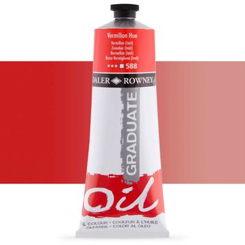 Daler Rowney Graduate 200 ml 588 Vermilion Hue Yağlı Boya