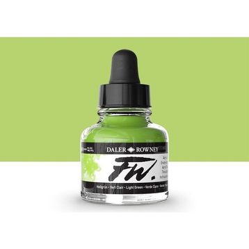 Daler Rowney Light Green 348 Fw Acrylic Artist Ink 29.5 ml Cam Şişe