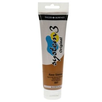 Daler Rowney N:667 Raw Sienna System 3 Akrilik Boya