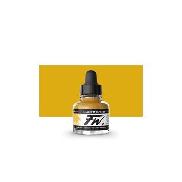 Daler Rowney Ochre 663 FW Acrylic Artist Ink 29.5 ml Cam Şişe Yellow