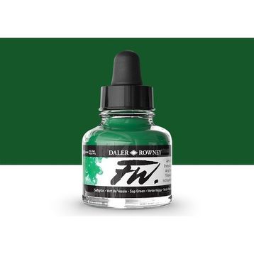 Daler Rowney Sap Green 375 Fw Acrylic Artist Ink 29.5 ml Cam Şişe