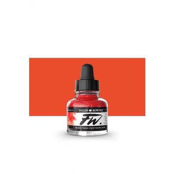 Daler Rowney Scarlet 567 Fw Acrylic Artist Ink 29.5 ml Cam Şişe