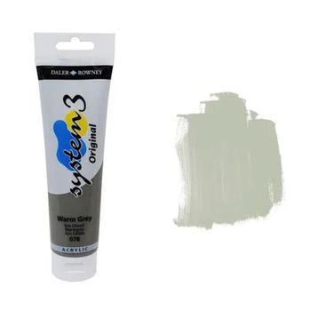 Daler Rowney System 3 078 Warm Grey 150 ml Akrilik Boya