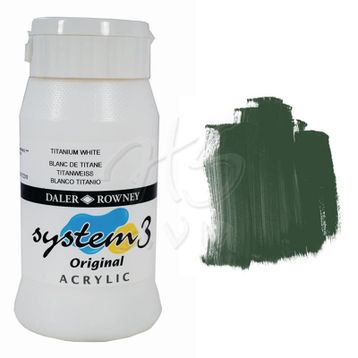 Daler Rowney System 3 367 Oxide Chromium Green 500ml Akrilik Boya