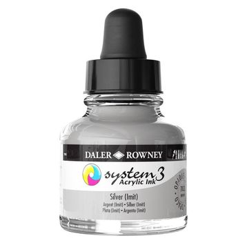 Daler Rowney System 3 702 Silver 29.5ml Akrilik Boya