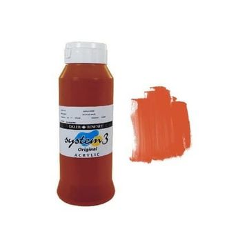 Daler Rowney System 3 Cadmium Red 1000 ml Akrilik Boya