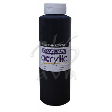 Daler Rowney System 3 Mars Black 1000 ml Akrilik Boya