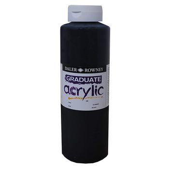 Daler Rowney System 3 Mars Black 1000 ml Akrilik Boya