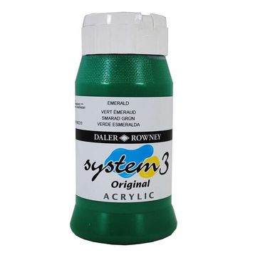 Daler Rowney System3 500 ml Emerald 335 Akrilik Boya