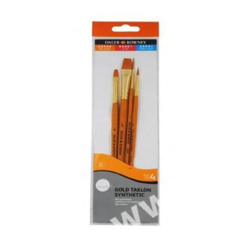 Daler Rowney Taklon 4’lü Fırça Seti