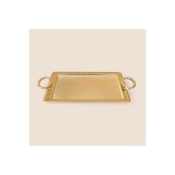 Dalgıç Gold 25x35 cm Dikdörtgen Küçük Tepsi