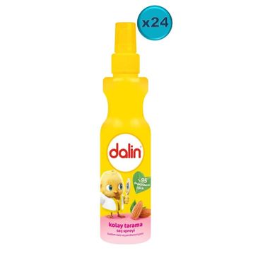 Dalin 24x200 ml Badem Özlü Kolay Saç Tarama Spreyi