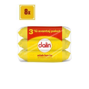 Dalin 3 Adet 8'li Islak Havlu