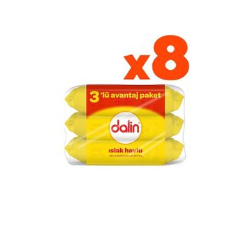 Dalin 3 Adet 8'li Islak Havlu