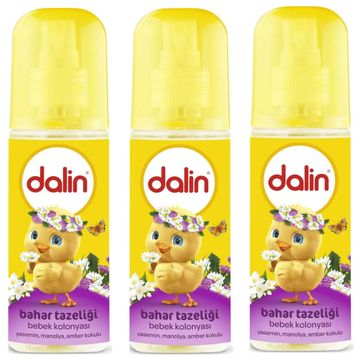 Dalin 3x100 ml Bahar Tazeliği Bebek Kolonyası