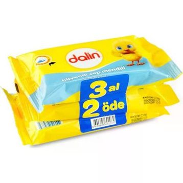 Dalin 3x15'li Islak Hijyenik Cep Mendili