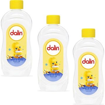 Dalin 3x200 ml Rahat Ve Mutlu Vanilya Kokulu Bebek Yağı