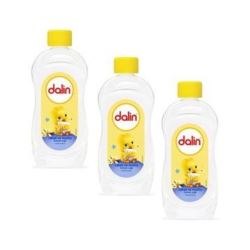 Dalin 3x200 ml Rahat Ve Mutlu Vanilya Kokulu Bebek Yağı