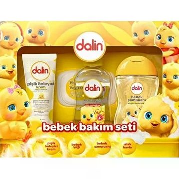 Dalin 4 Parça Yenidoğan Bebek Bakım Seti