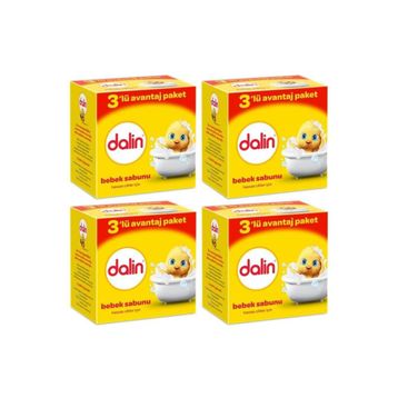 Dalin 4x100 gr 3'lü Avantaj Paket Bebek Sabunu