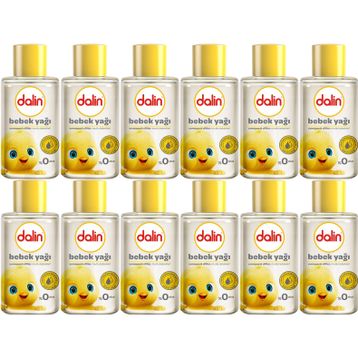 Dalin 50 ml 12 Adet Klasik Mini Bebek Yağı