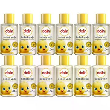 Dalin 50 ml 12 Adet Klasik Mini Bebek Yağı